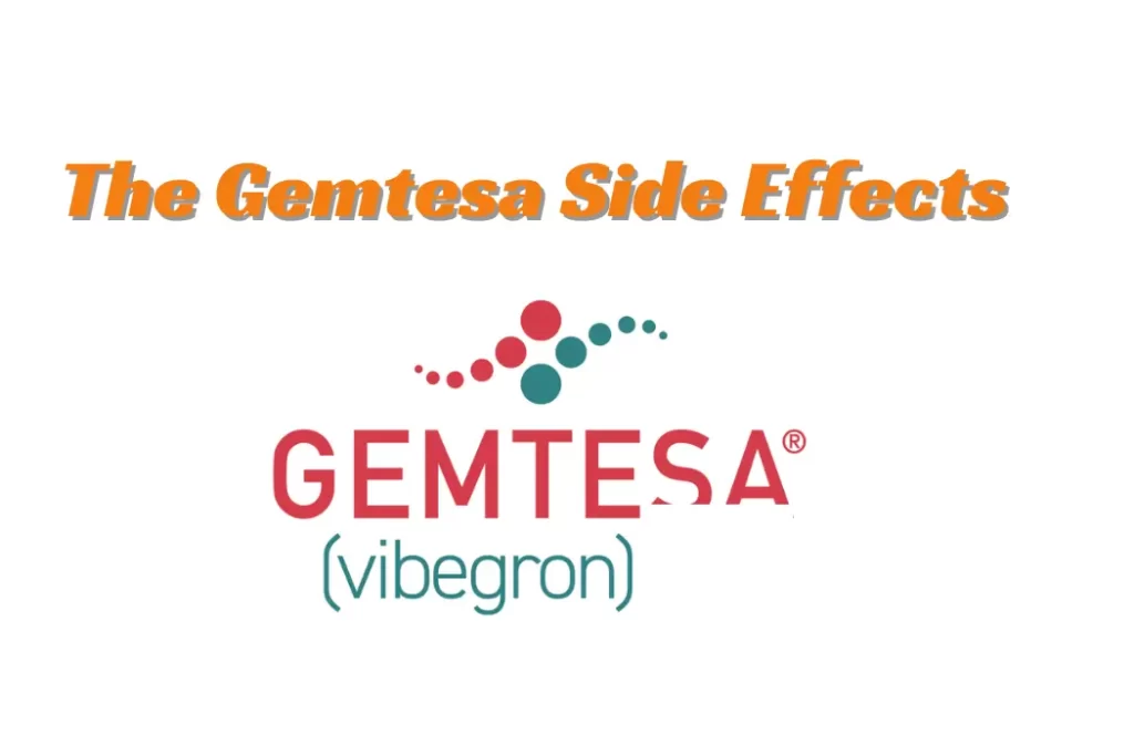 The Gemtesa Side Effects : What You Need to Know Gemtesa Side Effects 2
