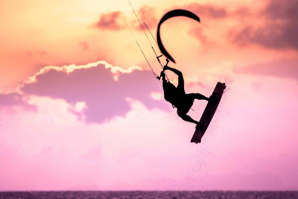 Kitesurfing